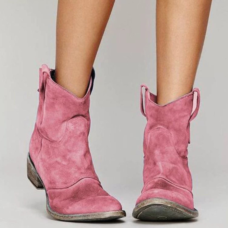 Carlotta™ | Premium ruskind ankelstøvler